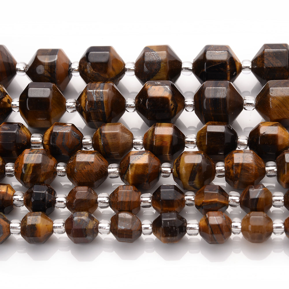 Tiger Eye Olive Bead for Jewelry Making