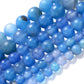 Blue Jade Stone Beads for Jewelry Making