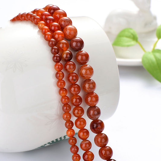 Red Agates Onyx Beads for Jewelry Making