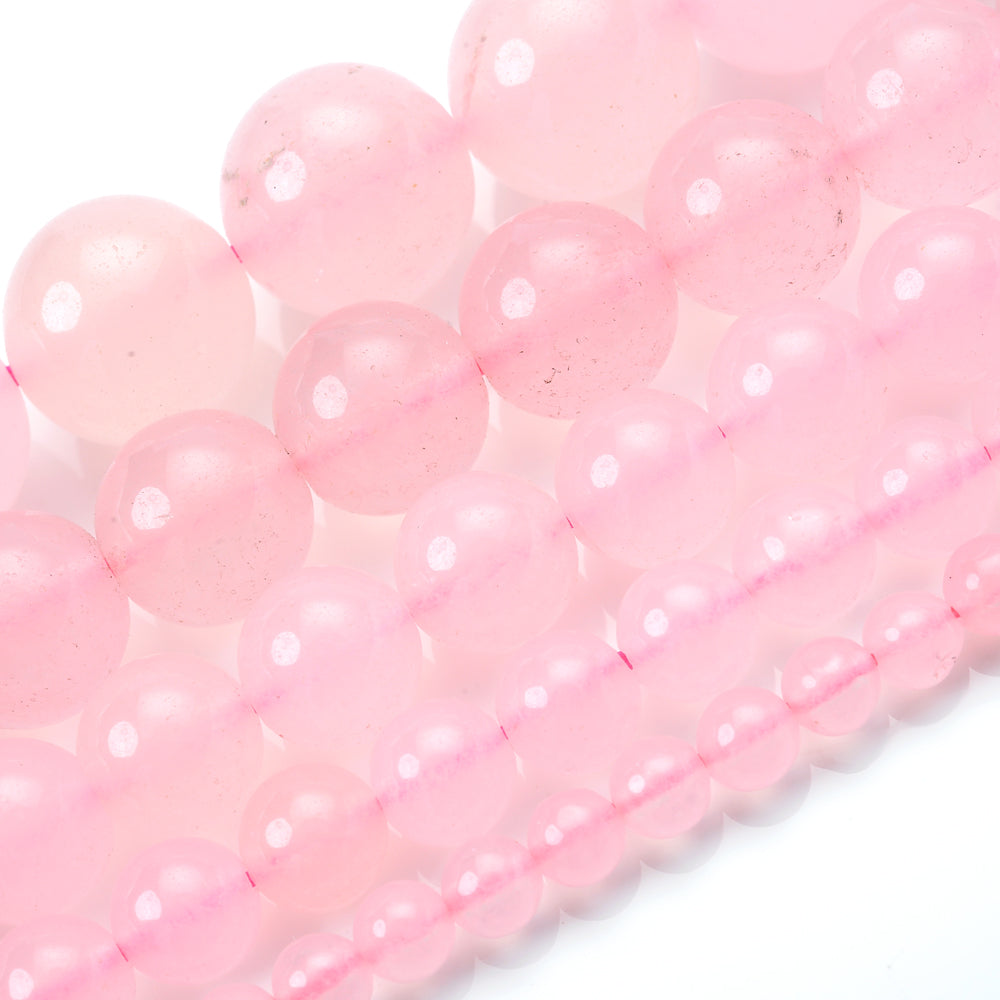 Rose Quartz Beads for Jewelry Making