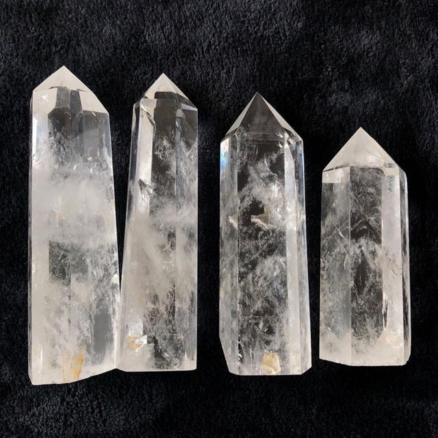 Natural White Crystal Healing Tower