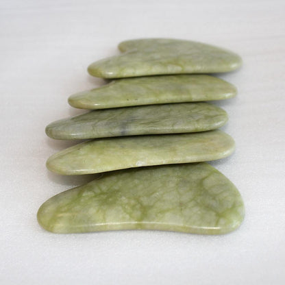 Plato para raspar jade verde natural Xiuyu