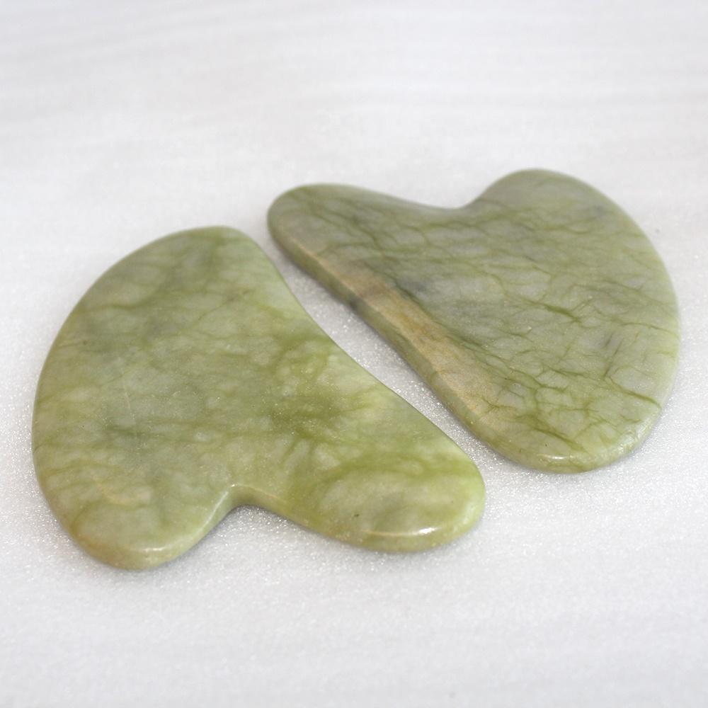 Plato para raspar jade verde natural Xiuyu