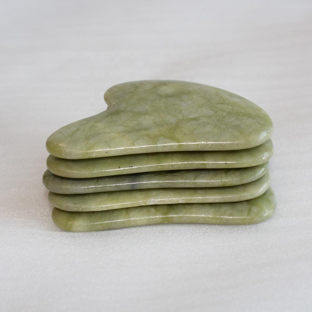 Plato para raspar jade verde natural Xiuyu