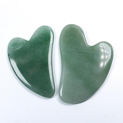 Natural Green Aventurine Scrapping Plate