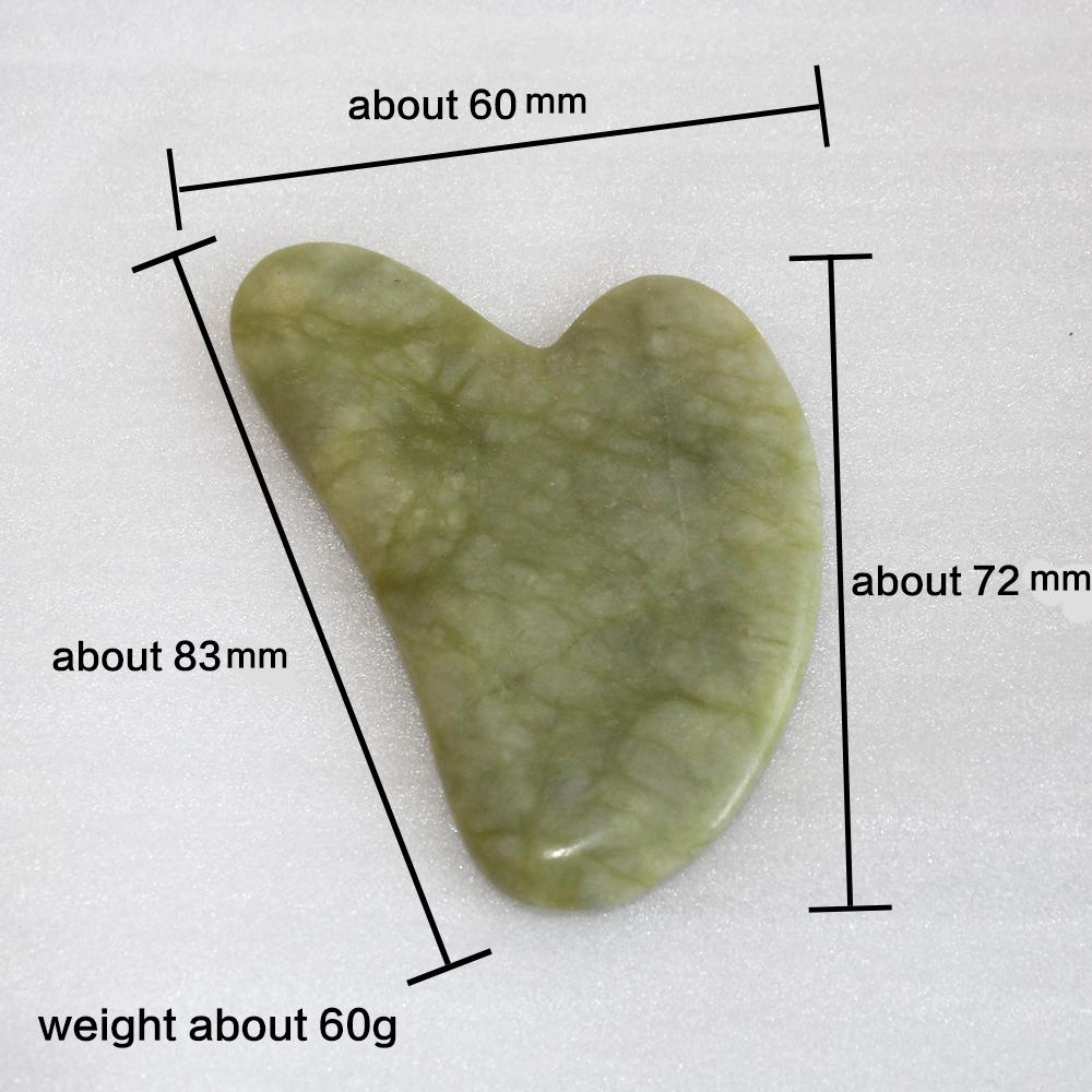 Plato para raspar jade verde natural Xiuyu