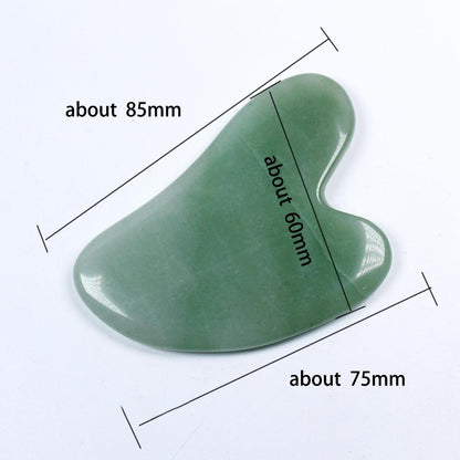 Natural Green Aventurine Scrapping Plate