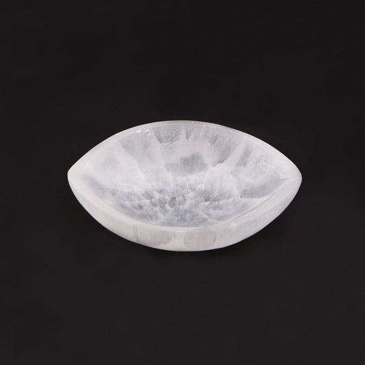 Wholesale Bulk Marquise Shape Charging Plate Bowl Selenite Dish