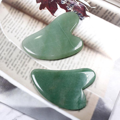 Natural Green Aventurine Scrapping Plate