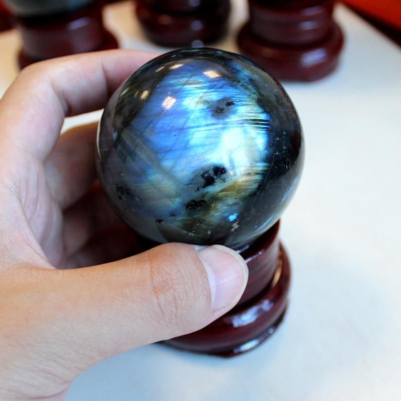 Natural Labradorite Sphere