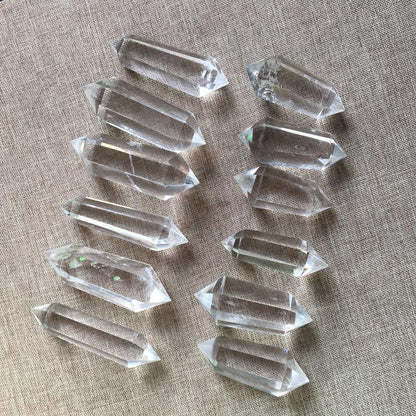 Natural Healing Crystals Clear Quartz Crystal Double Point