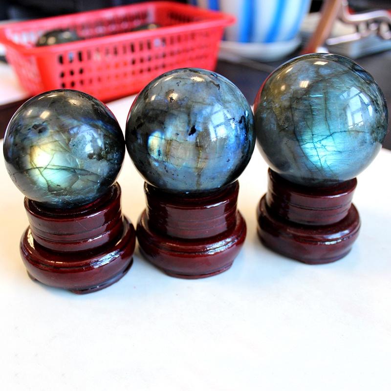 Natural Labradorite Sphere