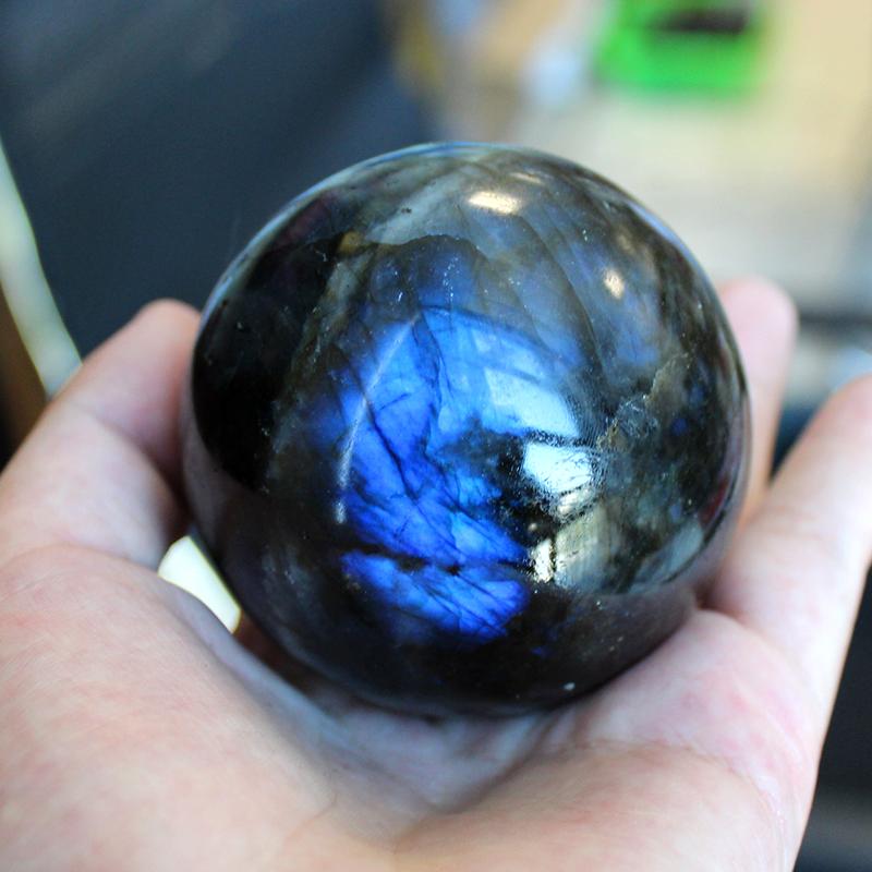 Natural Labradorite Sphere