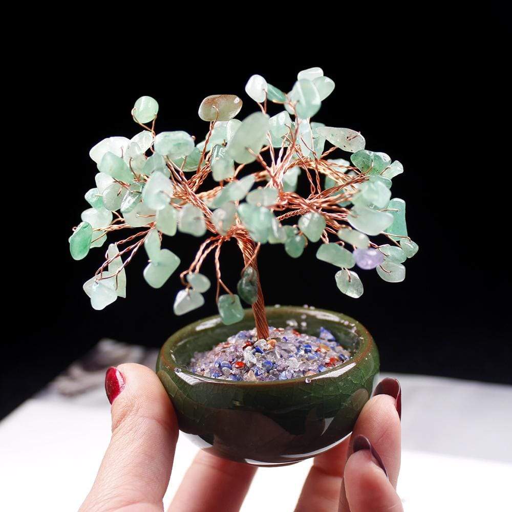 Natural Quartz Crystal Lucky Tree