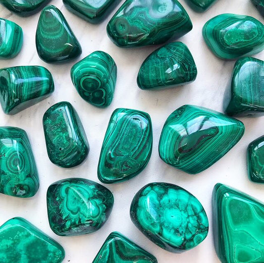 MALACHITE TUMBLED STONE