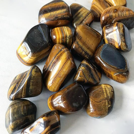 TIGERS EYE TUMBLED STONE