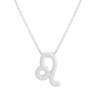 Colgante de horóscopo y astrología chapado en oro y plata para niñas y mujeres de moda, collar con 12 signos del zodíaco, joyería para mujeres