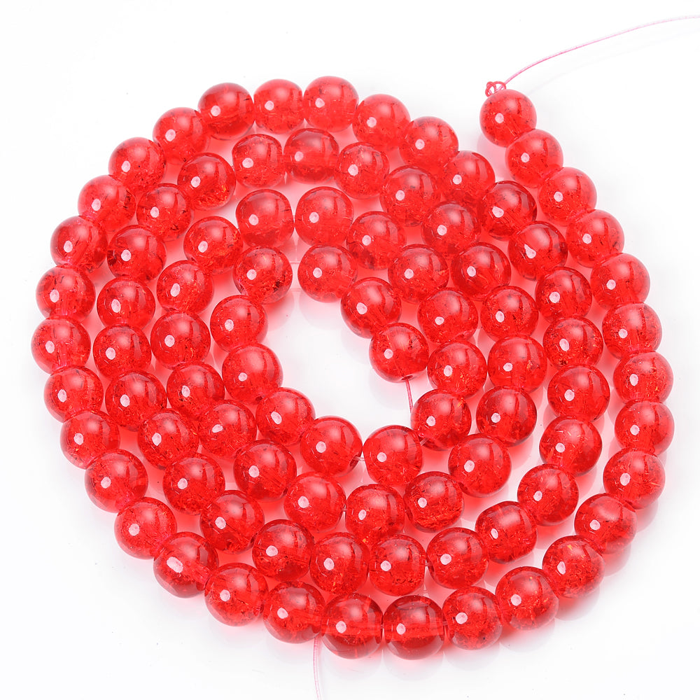 Cracked Crystal Beads for Jewelry Making DIY Bracelet Accessories