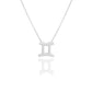 Trendy Female Girls Gold Silver Plated Horoscope Astrology Charm 12 Zodiac Sign Pendant Necklace Jewelry For Women