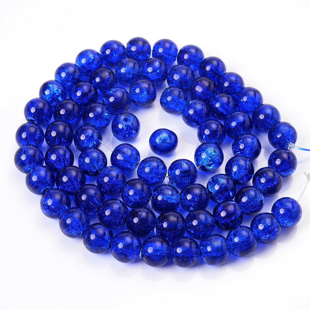 Cracked Crystal Beads for Jewelry Making DIY Bracelet Accessories