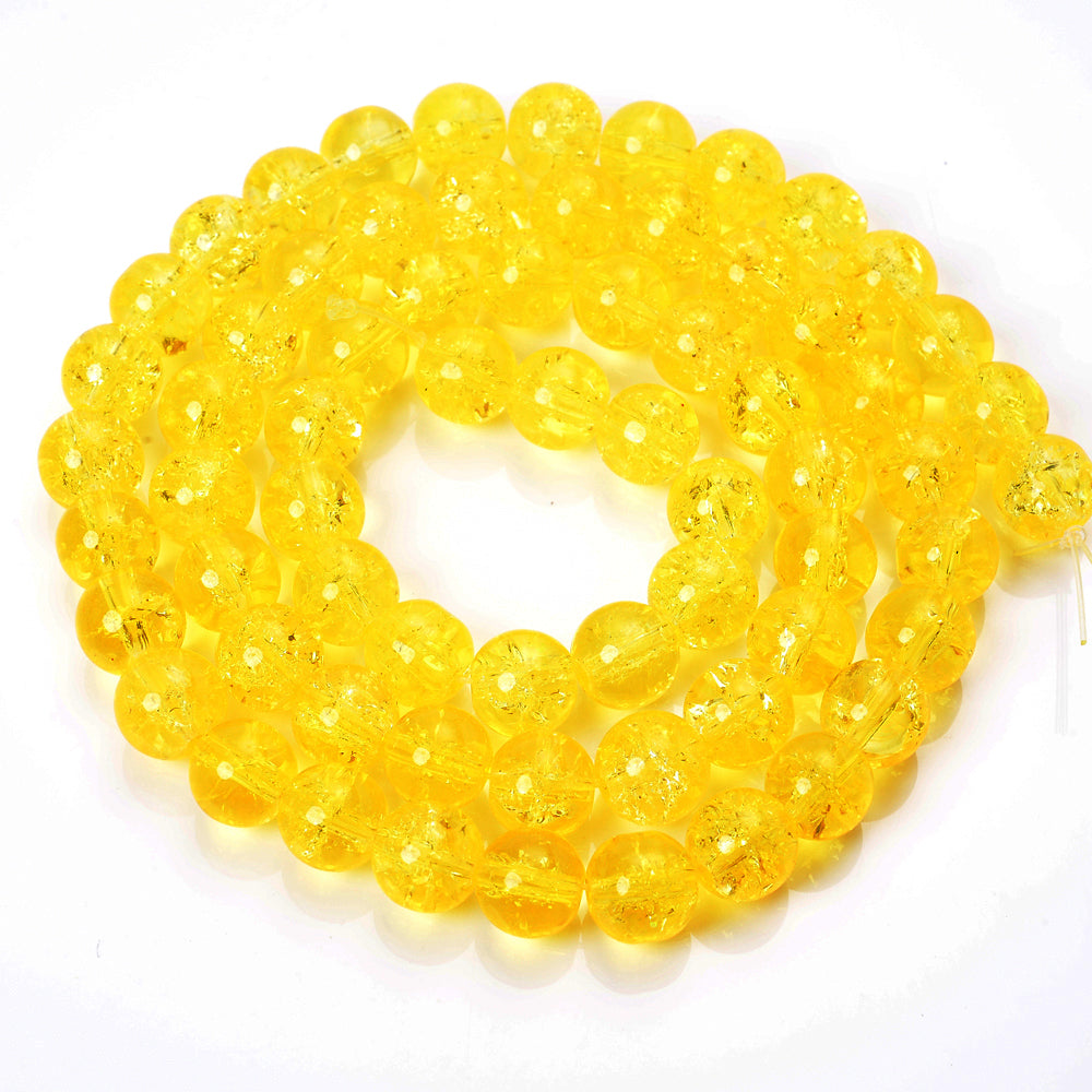 Cracked Crystal Beads for Jewelry Making DIY Bracelet Accessories