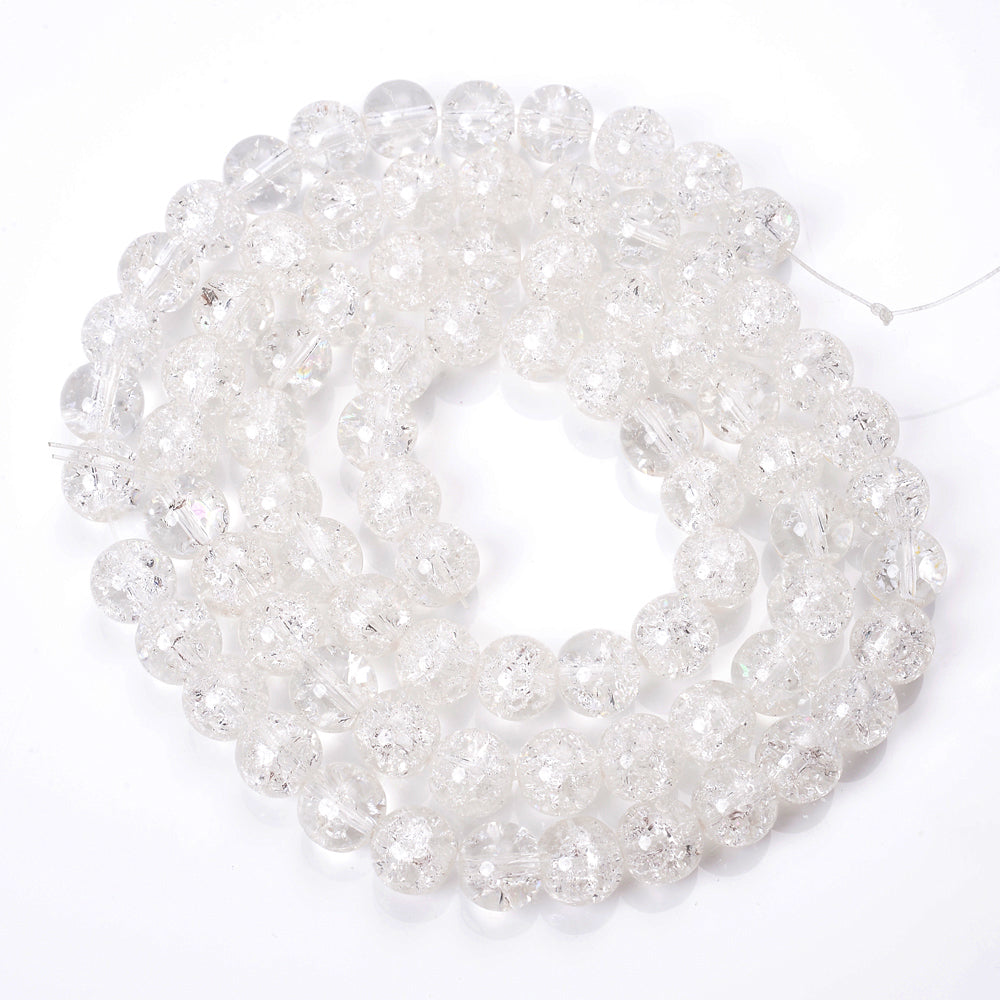 Cracked Crystal Beads for Jewelry Making DIY Bracelet Accessories