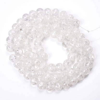 Cracked Crystal Beads for Jewelry Making DIY Bracelet Accessories