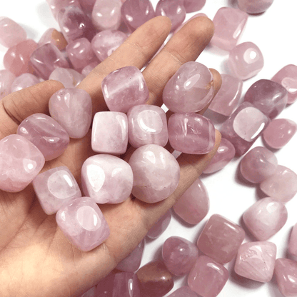 10-20MM Natural Polished Rose Quartz Crystal Tumbled