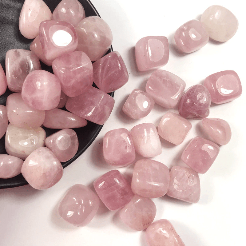 10-20MM Natural Polished Rose Quartz Crystal Tumbled