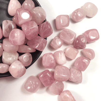 10-20MM Natural Polished Rose Quartz Crystal Tumbled