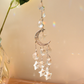 Star Moon Suncatcher ,Hanging Window Crystal Prism