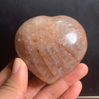 Fire Quartz Heart