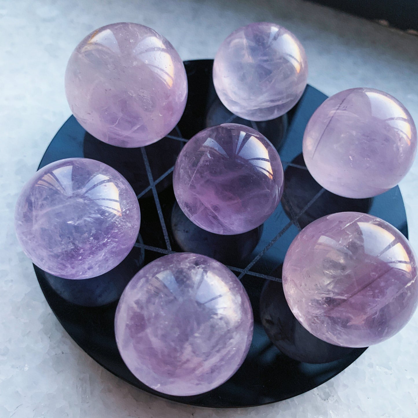 Natural Amethyst Mini Sphere