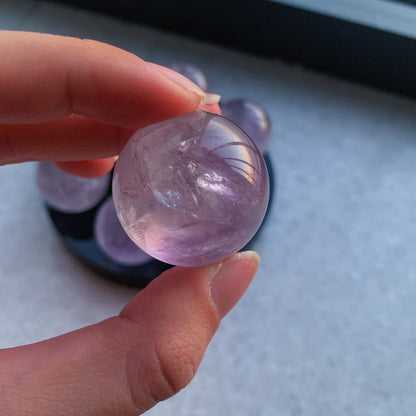 Natural Amethyst Mini Sphere