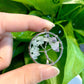 Natural Crystal Tree Of Life Pendant