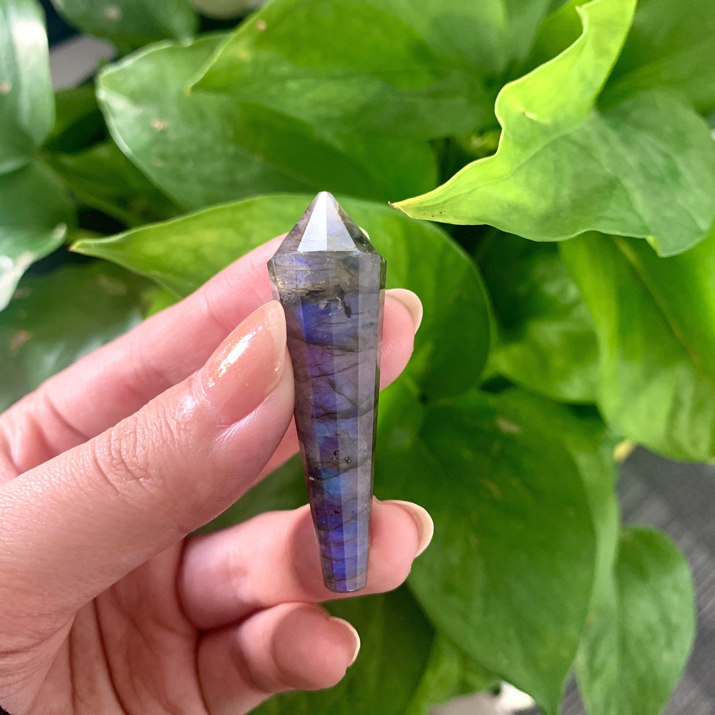 Natural LABRADORITE PENDULUM